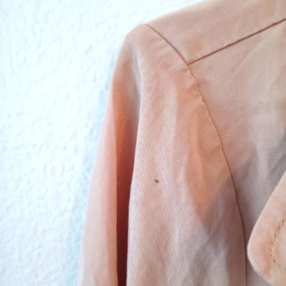 Gentle fawn Lightweight Belted 100% Tencel Jacket with Side Pocket - Picture 4 of 6